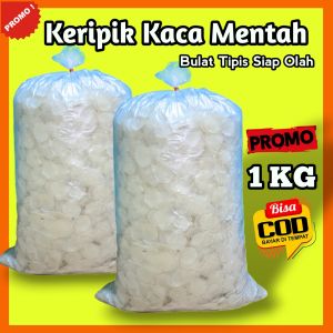 KERIPIK KACA 1KG BAHAN MENTAH KILOAN MURAH BULAT TIPIS LANGSUNG DARI PRODUSEN