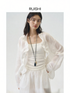 epoque de rueen | Loose Leisure Style Wooden Ears Shirt and Shorts Set