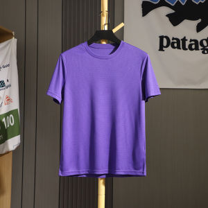 เสื้อยืดคอกลมแขนสั้นระบายอากาศได้ดีแห้งเร็วสำหรับวิ่งกลางแจ้งสำหรับทั้งชายและหญิง ทรงหลวม แฟชั่นฤดูร้อน ระบายอากาศได้ดี แห้งเร็ว