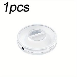 1/2/3pcs Telescopic Transparent Charging Cord Organizer Portable Charger Cord Holder Round Storage Case Minimalist Design