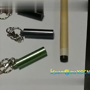 Table Cue Tip Shaper Billiard Accessories Snooker Pool Tip Cue Tapper With KeyChain For Cue Care