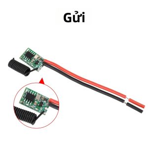 Aideepen | Đa Năng RF Module 433MHZ Mini Không Dây Bộ Phát-Thu LED Điều Khiển Từ Xa DC 3V-24V Điện Áp Rộng Thu Nhỏ Nhạc Cụ Một Phần