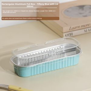 Bakable Disposable Aluminum Foil Box Thickened