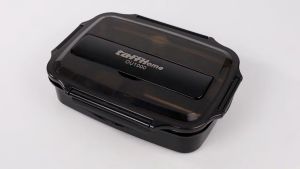 TaffHOME Kotak Makan Lunch Box Stainless Steel 3 Grid 1L