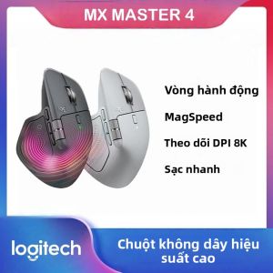 Chuột Không Dây Bluetooth Logitech MX Master 4 Với Phản Hồi Xúc Giác Độ Phân Giải 8000DPI Công Nghệ MagSpeed Thiết Kế Công Thái Học Thời Lượng Pin 70 Ngày