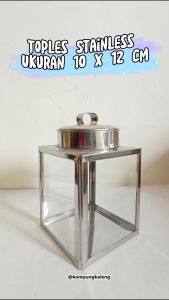 Toples Stainless Ukuran 10 x 12 cm