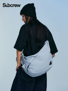 Subcrew Trendy Japanese Crossbody Bag Size Capacity Shoulder Bag Casual Easiest for Match Sports Waist Bag Chest Bag for Men and Women