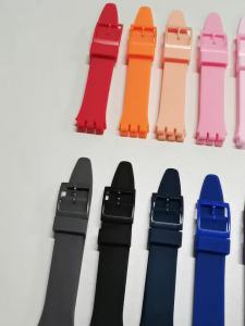 16mm 17mm 19mm 20mm Sport Silicone Strap for Swatch Women Men Replacement Colorful Rubber Band Wrist Bracelet Watch Accessories