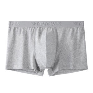 Quần Lót Nam Septwolves Cotton Nguyên Chất Kháng Khuẩn Cạp Vừa Quần Lót Nam Trẻ Trung Thoải Mái Thoáng Khí Mùa Đông 2024