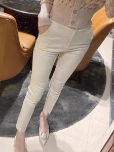 Casual High Waist Elastic Slimming Womens Pencil Pants Basic Style Korean Version Long Trousers for Daily Wear And Commuting