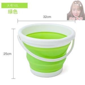 Foldable Portable Water Bucket Large Capacity for Car Wash Fishing Outdoor Use Home Storage Tool with Lid Small Plastic Bucket