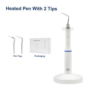 Dental Gutta Percha Obturation System Endo Heated Pen With 2 Tips Hot Melt Filling Dentist Lab Equipments