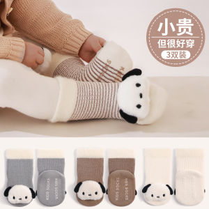 Baby Socks Fall and Winter Cute Baby Cartoon Toy Socks Thickened Newborn Boneless Non-Slip Floor Socks Toddler Socks