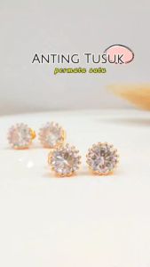 Nice Jewelry Anting dewasa tusuk lapis emas gold D167