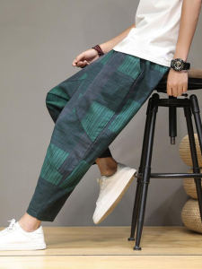 กางเกงขายาวทรงหลวมสไตล์ฮาราจูกุสำหรับผู้ชาย กางเกงขายาวทรงหลวมเอวสูง ทรงหลวม ทรงหลวม กางเกงขายาวทรงหลวม