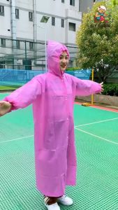 Eva Lightweight Waterproof Raincoat with Button for Men & Women