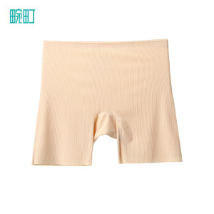 Sterilized Ready-to-wear Silk Crotch Safety Pants Womens Mid-waist Briefs Underwear Comfortable Nylon Plain Color Home Clothes