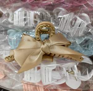 Kẹp tóc nơ sau đầu kẹp tóc cỡ lớn đính đá tiểu thư Hàn Quốc