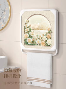 Hệ Thống Tủ Đựng Đồ Phòng Tắm Hình Biển Hoa Chữa Lành Cho Phòng Tắm Không Cần Đục Lỗ Giá Để Đồ Gấp Đựng Quần Áo