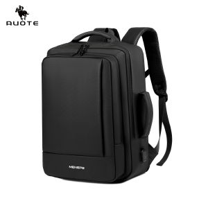 AUOTE Fashion Mens Backpack Business Laptop Backpack Expandable Large Capacity Travel Backpack Men 15.6inch Laptop Backpack Anti-theft Multi-function Backpack