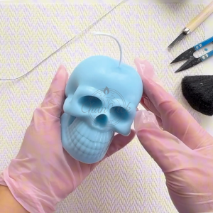 Large Skull Candle | Premium Aesthetic Candle | Shiny Finish | Gift Idea | Handmade PH