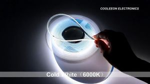 AceDeal [Support Lalamove Bulk Orders] 24V COB LED Strip Light 5Meter Suit High Bright COB Light Strip Random Cutable Included Adhesive 8mm Width Kitchen RoomHome Decoration[Not Included Adapter]