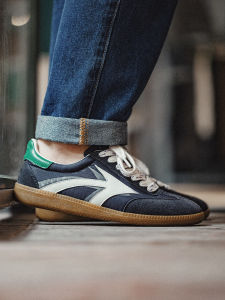 MADEN | Giày Da Bò Đức Retro Nam Cổ Thấp Đế Mềm Nhẹ