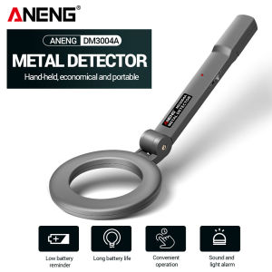 Metal Detector Treasure Search Meter ANENG DM3004A Portable Handheld Metal Detectors Search Coil Induction Tracker Seeker Tool