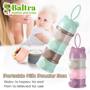 Baltra Baby Portable Milk Powder Box 3/4 Layers Storage Food Bottle Container Large Capacity