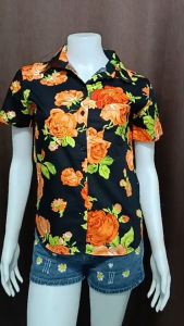 เสื้อเชิ้ตลายดอกกู้มูลช่วยเสริมสวยๆ 2024 เสื้อสงกรานต์ 2567 ลาย สวยผ้าดีใส่สบาย