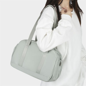 Korean Style Nylon Lightweight Large Capacity Single Shoulder Bag for Women Daily Commuting Fitness Traveling Short Trips