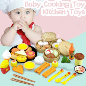 31PCS Cooking Set Toy Cooking Toys Children Educational Play House Interactive Toys for Girl