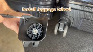 Replacement Luggage Wheel Suitcase Wheel Swivel Castor Suitcase Wheel Accessories Luggage wheel Replacement Suitcase Wheel Replacement Swivel Castors Part (1Pairs = 2pcs) 05 行旅箱轮子