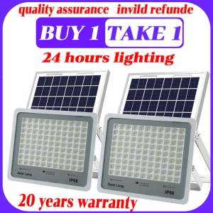 【LOHA Official】Solar light outdoor solar light with solar panel solar light Outdoor waterproof IP67 street light  with remote control 600W High Power with solar panel Suitable for garden parking lot room