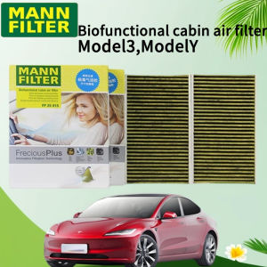 MANN FILTER FP25015 Cabin Air Filter For TESLA MOTORS Model 3 06.2018- Model Y 01.2021- 110768100A 110768100B 110768100C