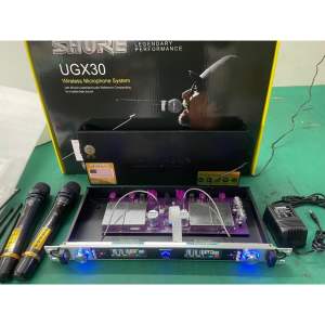 Micro không dây Shure UGX30 năm 2024 - 2 tụ to ( Sản phẩm nhập khẩu loại 1 ) - Gia Khang Shop