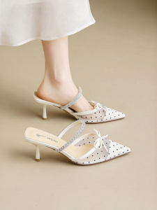 Josiny | New Summer Polka Dots Pointed Toe High Heels