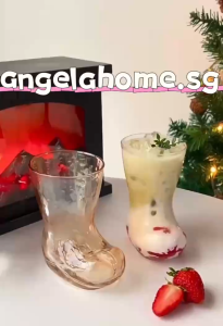 【SG Stock】🔥 250ml~860ml High Borosilicate Glass Cup Coffee Milk Juice Hot & Cold Drink Mug Creative Designs