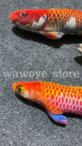 Mainan Gigitan Kucing Boneka Catnip Bentuk Ikan Lembut & Menarik