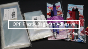 Magic photo 100pcs OPP Transparent Plastic Bag with Adhesive