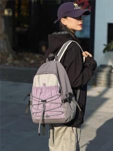 OUDENGPAI | Womens Lightweight Hiking Backpack Stylish Travel Bag 2025 New Outdoor Function Style Soft Handle Inner Patch Pocket Bag