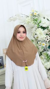 SGCHY - Hijab Bergo Hamidah Pet Tebal Jersey Premium Size M | Jilbab Instan
