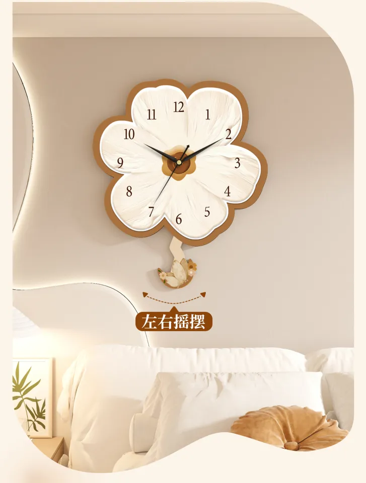 Silent Swing Pendulum Perpetual Calendar Wall Clock | Lazada Singapore