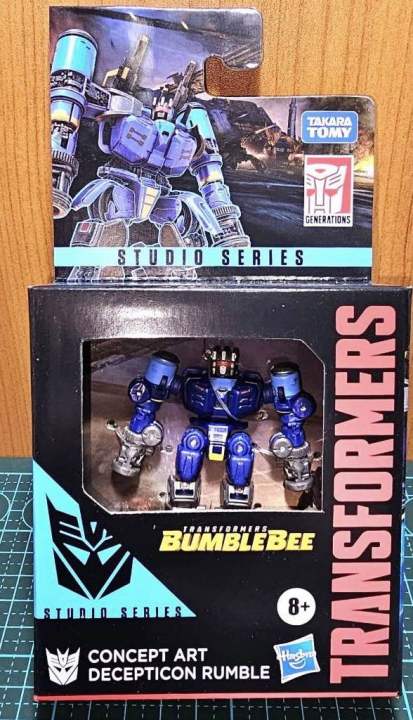 Transformers TF Concept Art Decepticon Rumble Blue Studio Series Core ...