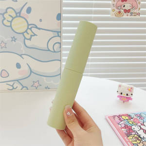 Portable Travel Toothbrush Storage Box Children Students Creative Dental Tools Box Cartoon Ins Style Plastic Material