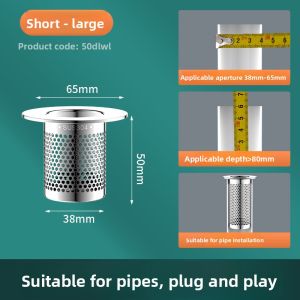 SHENYUAN | Anti-Clog Hair Filter for Washbasin Stainless Steel