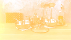 SUPRA New 8pcs panci set professional series stainless SUS304 impact bottom / cookware wajan penggorengan PROF SET 7