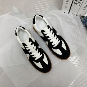 Retro Classic Cowhide German Training Shoes Mens and Womens Same Style Cortez Casual Couple Sports Board Shoes Flats Tide 4243