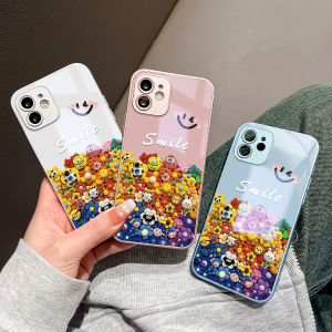 Ốp lưng ốp kính cường lực Ốp lưng cho Samsung Galaxy S10 S20 Plus S20 Ultra Fe 5G Note 10 Plus Note 20 Ultra Note 8 9 Ốp lưng vỏ điện thoại hoa đầy màu sắc mùa hè Ốp cứng