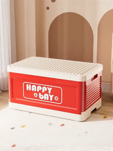STON Building Block Storage Box Large Capacity Stackable Toy Bin for Playroom and Bedroom